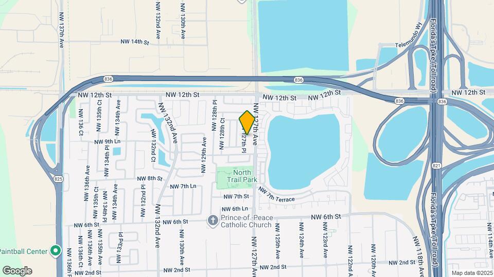 1001 NW 127th Pl Map and Location Details
