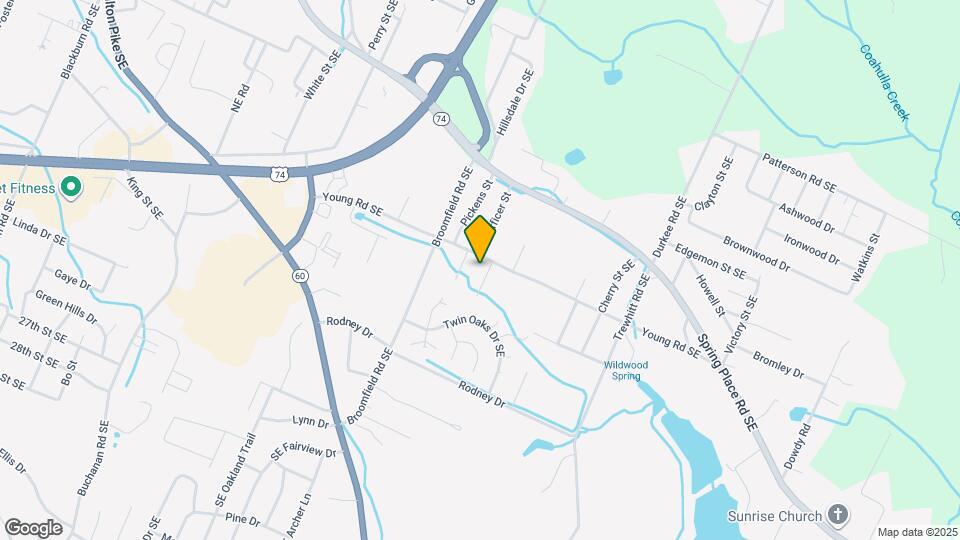 2104 Ollie St Map and Location Details