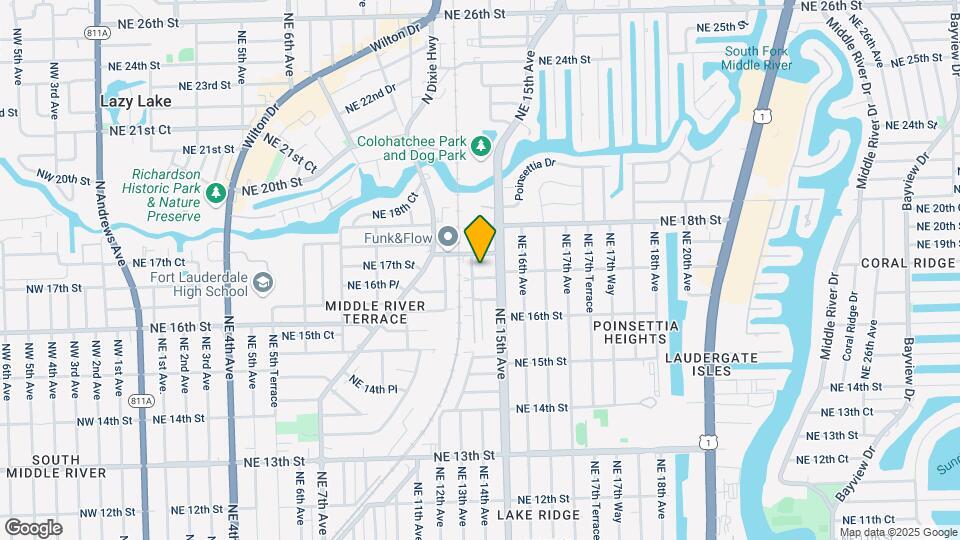 1405 NE 17th St Mapa y Detalles de la Ubicación