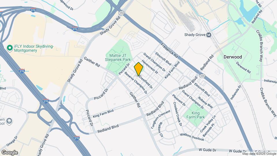 1022 Crestfield Dr Map and Location Details