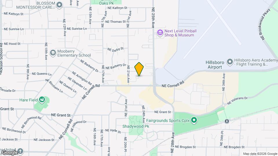 934 NE 21st Ave Map and Location Details