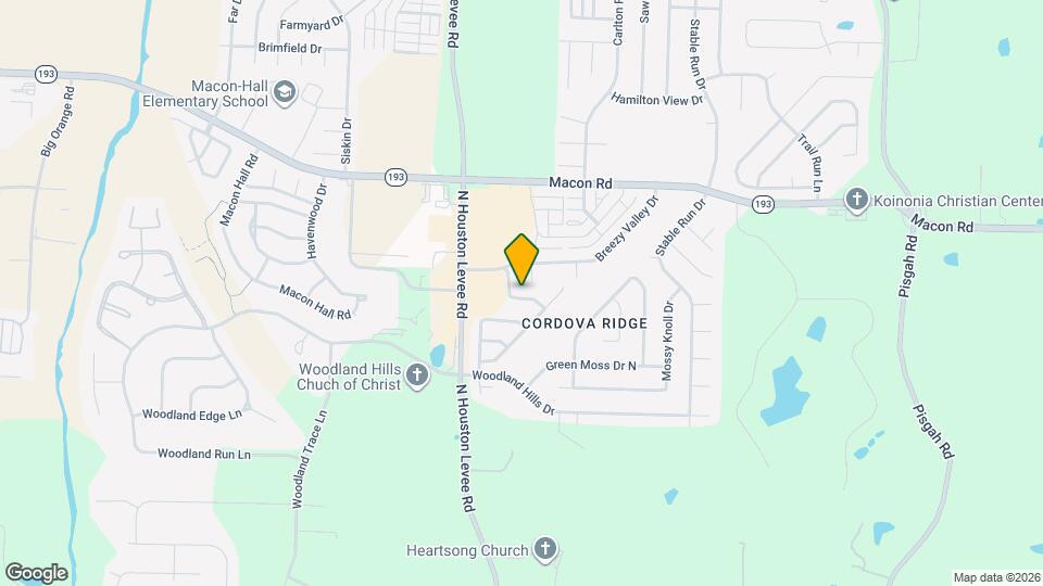 10130 Cross Valley Dr Mapa y Detalles de la Ubicación