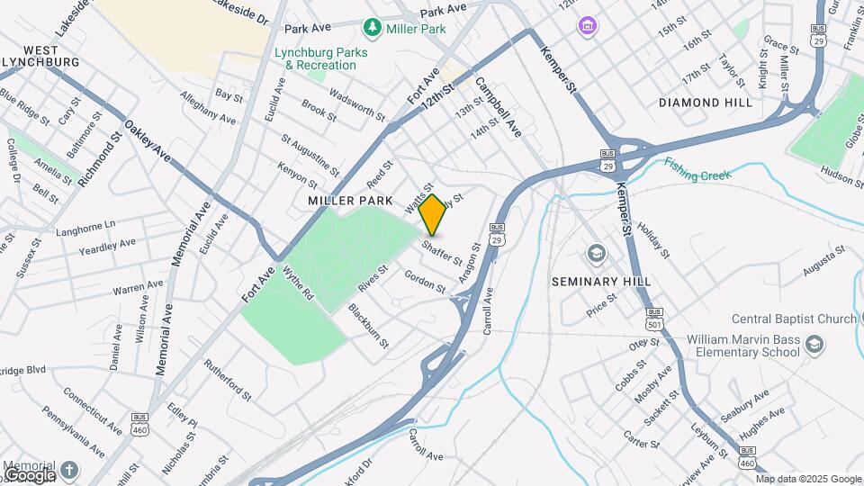 1624-1626 Shaffer St Map and Location Details