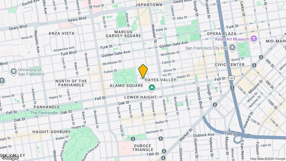 940 Hayes St Map and Location Details