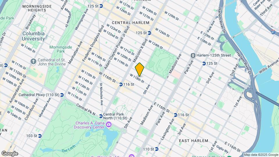 27 W 118th St Map and Location Details