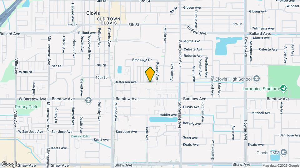1054 Jefferson Ave Map and Location Details
