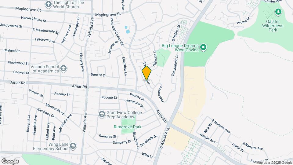 2131 Eveningside Dr Mapa y Detalles de la Ubicación