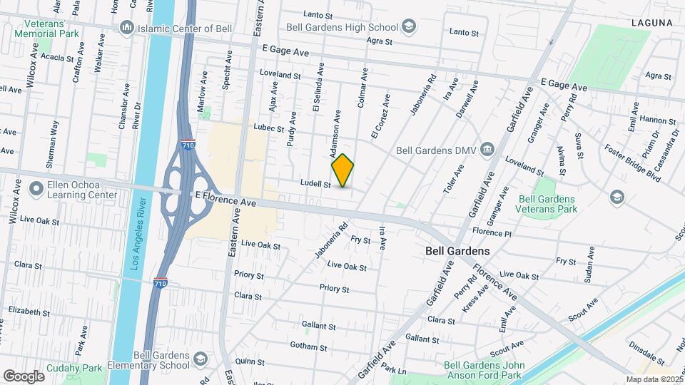 5960-5964 Ludell St Map and Location Details