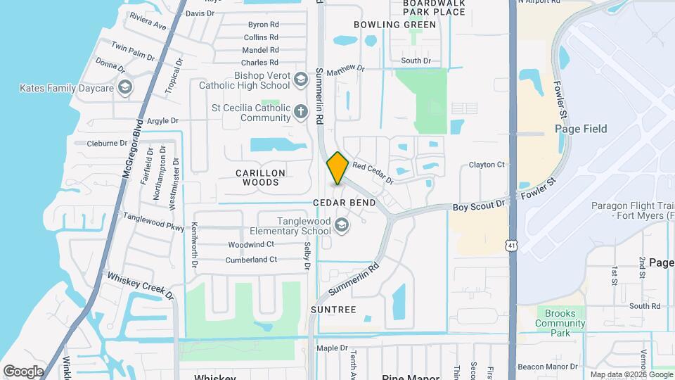 5203 Cedarbend Dr Map and Location Details