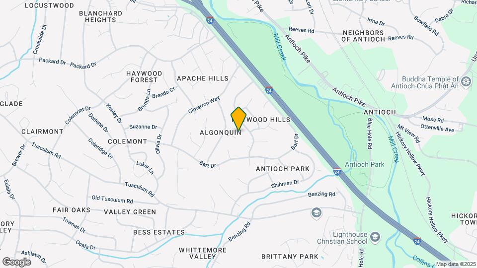916 Algonquin Ct Map and Location Details