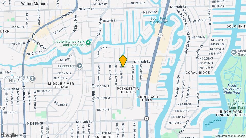 1716 NE 17th Way Map and Location Details