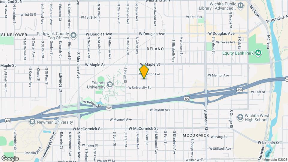 517 S Vine St Map and Location Details