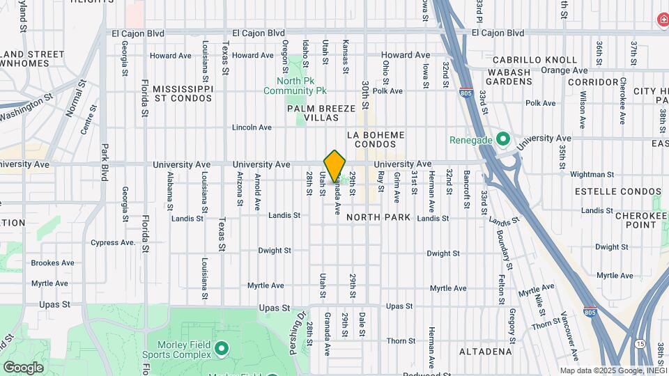 3792-3794 Granada Ave Mapa y Detalles de la Ubicación