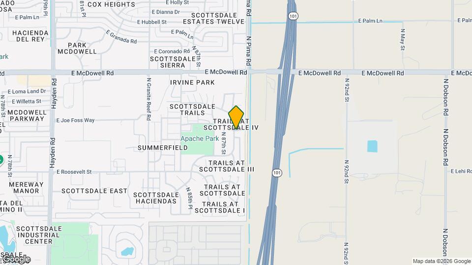 8735 E Moreland St Mapa y Detalles de la Ubicación