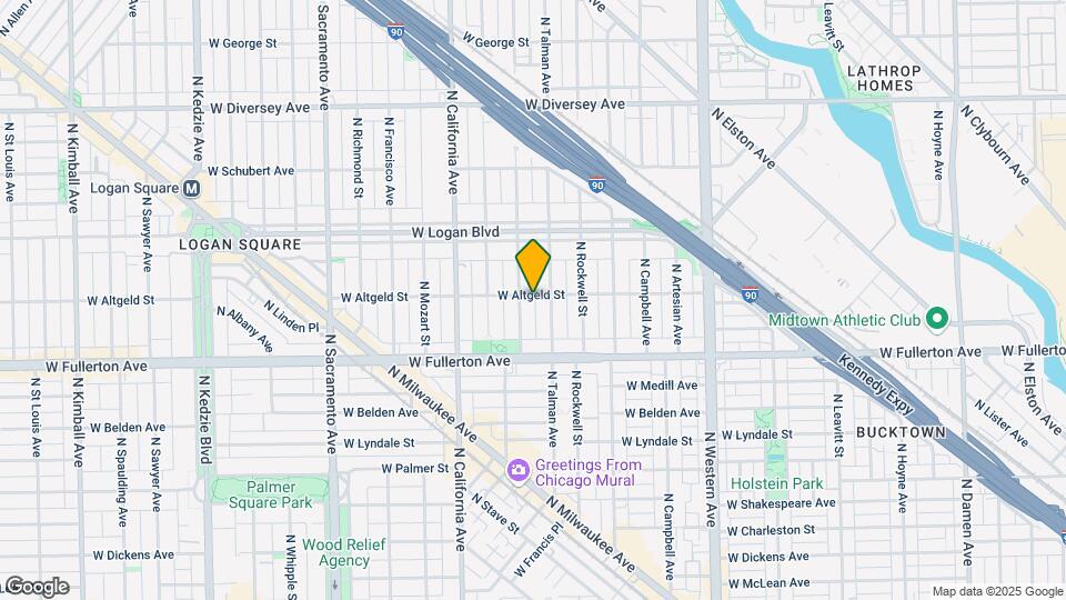 2649 W Altgeld St Mapa y Detalles de la Ubicación