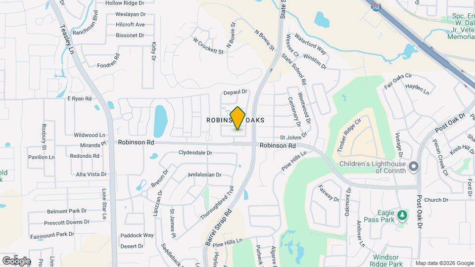 3405 Marymount Dr Mapa y Detalles de la Ubicación