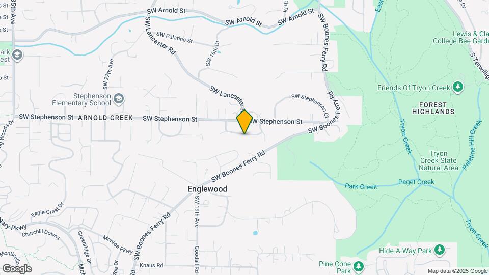 1404 SW Dickinson Ln Mapa y Detalles de la Ubicación