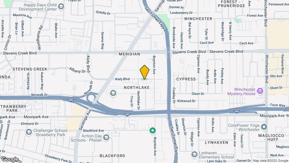 535 Kiely Blvd Mapa y Detalles de la Ubicación
