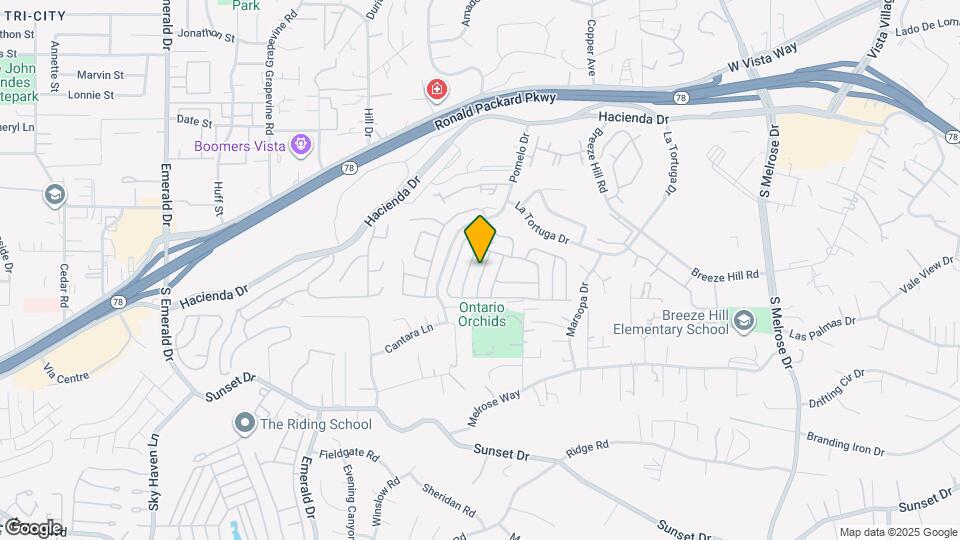 630 Via Columbia Map and Location Details