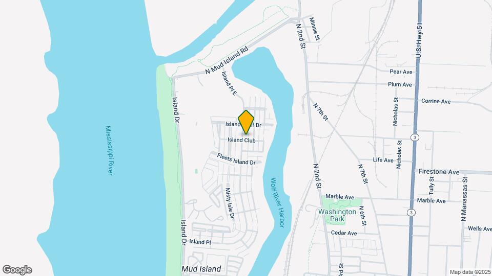 1354 Island Pl E Map and Location Details
