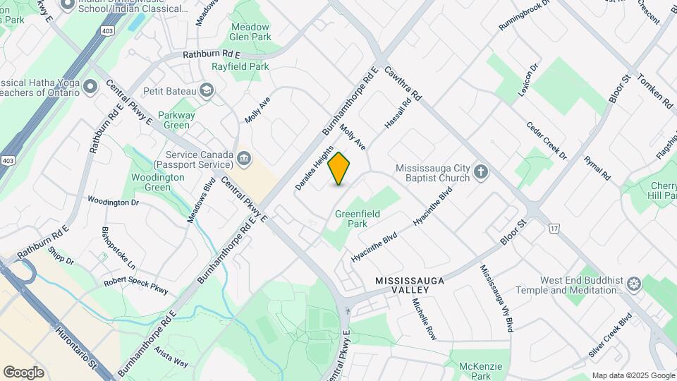 1086 Mississauga Vly Blvd Map and Location Details