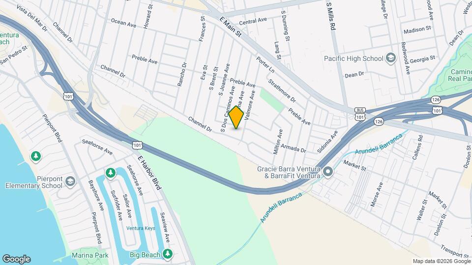 3087 Channel Dr, Unit Studio A Map and Location Details