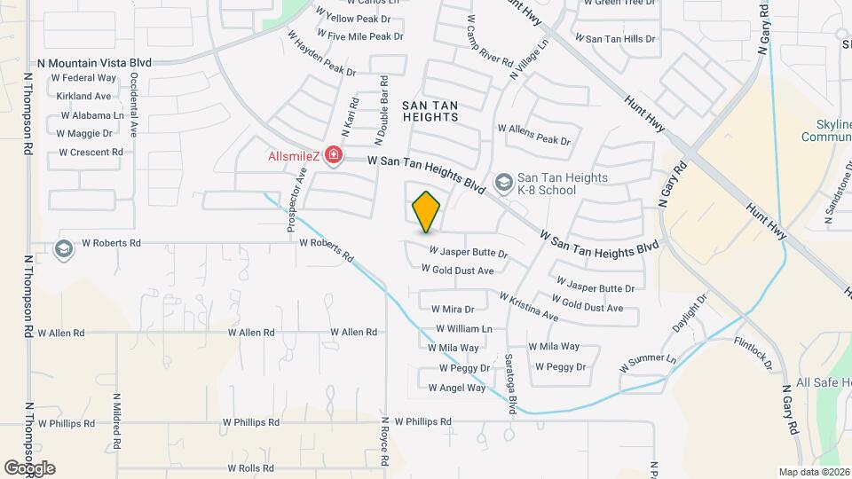 2936 W Jasper Butte Dr Map and Location Details