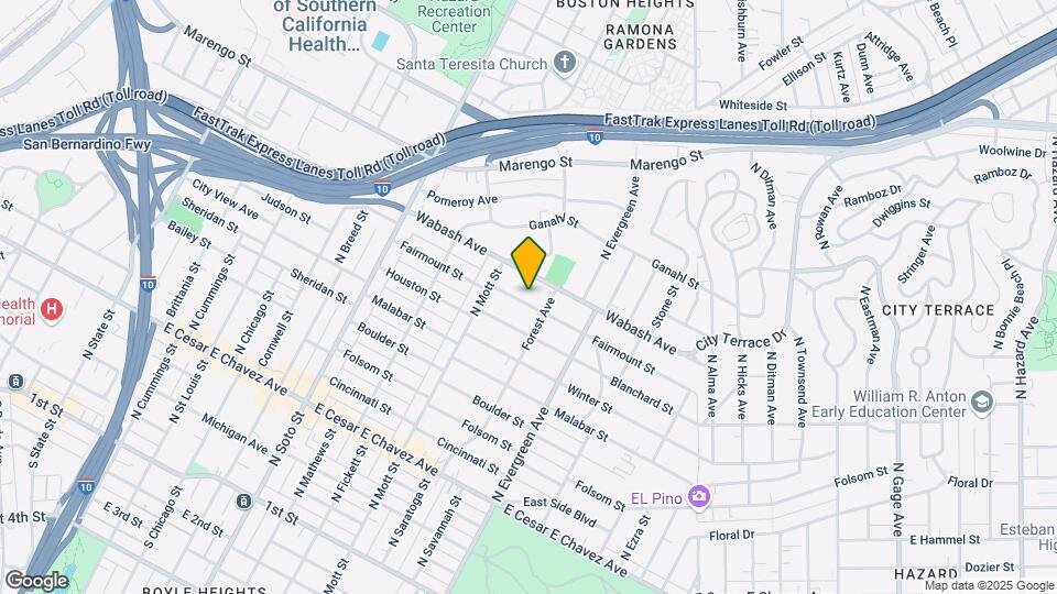 2743 Fairmount St. Map and Location Details