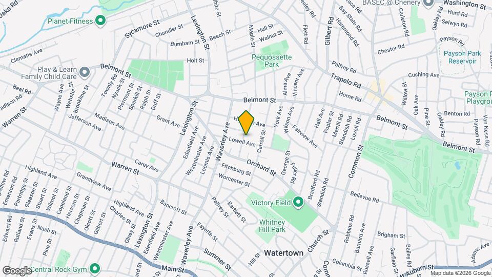 33 Hovey St Map and Location Details