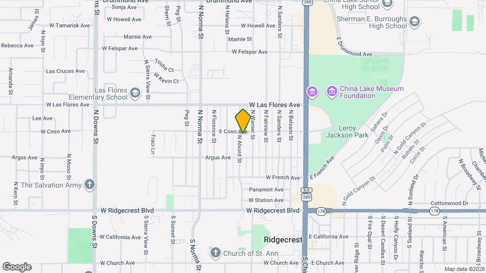 332 N Alvord St Map and Location Details