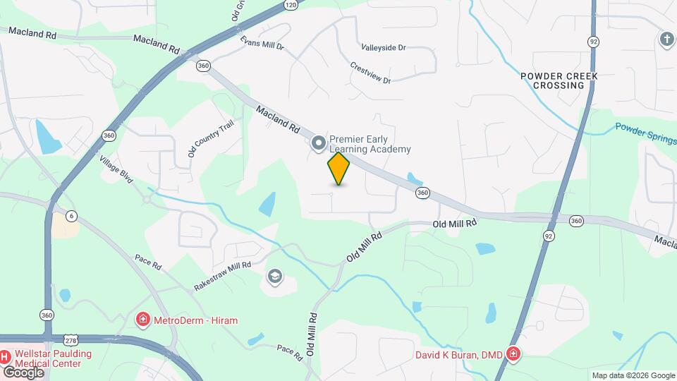 58 Macland Mill Ct Map and Location Details