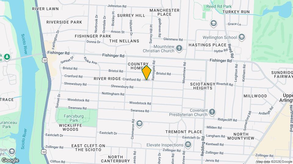 2343 Cranford Rd Map and Location Details