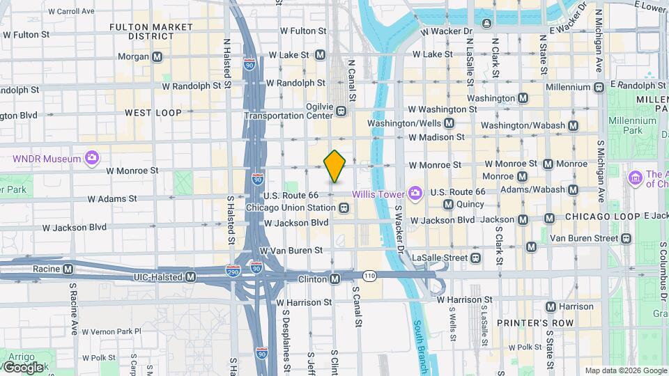 131 S Clinton St, Unit 603 Mapa y Detalles de la Ubicación