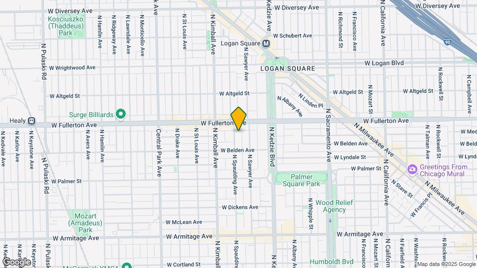 2335 N Spaulding Ave, Unit 1A Map and Location Details