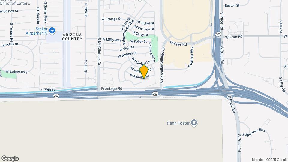 3625 W Kesler Ln Map and Location Details