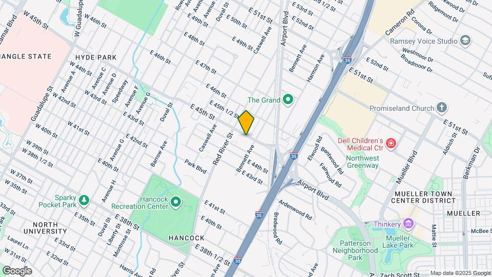 1003 E 45th St Map and Location Details