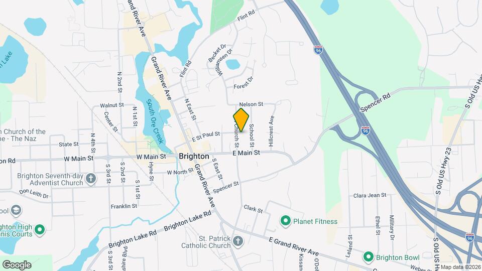 134 N Church St, Unit Jerry Bennett Map and Location Details