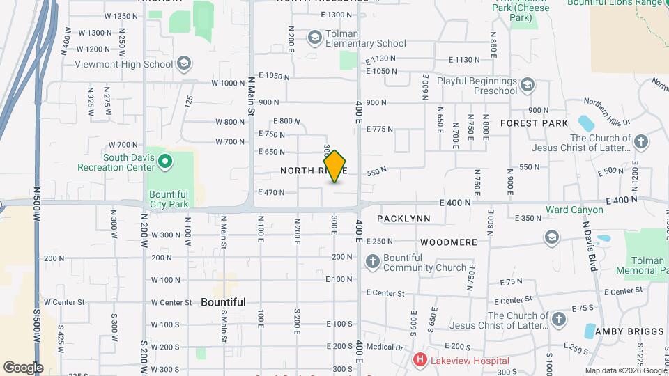 459 N 400 E, Unit 8B Mapa y Detalles de la Ubicación