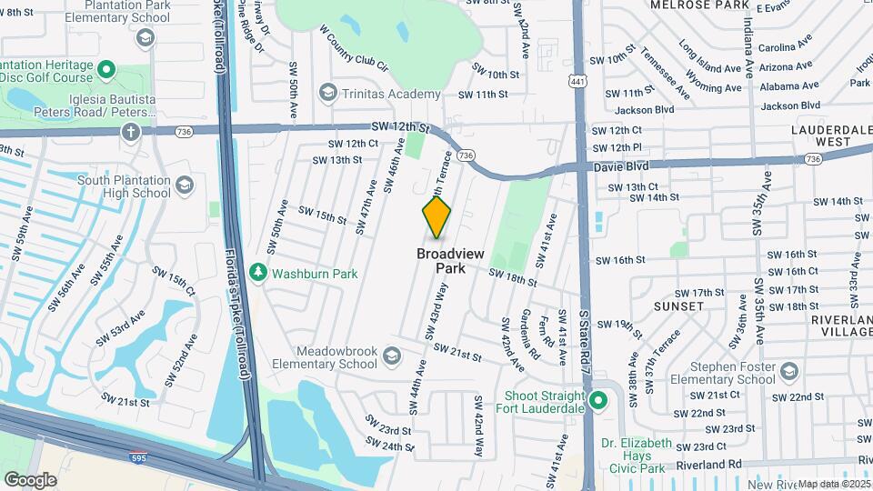 1671 SW 44th Ave Mapa y Detalles de la Ubicación