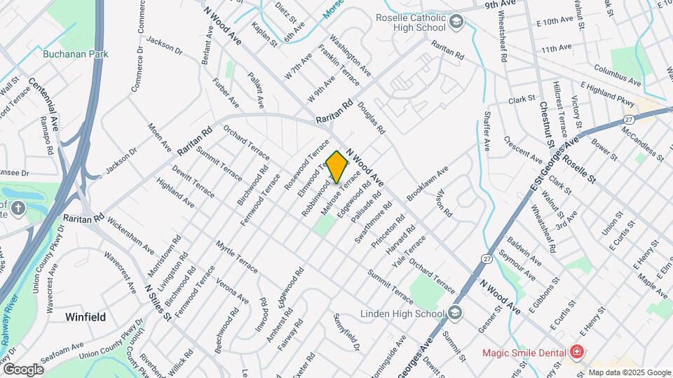 58 Melrose Terrace Map and Location Details