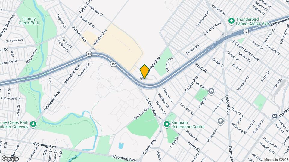 4812 E Roosevelt Blvd Map and Location Details