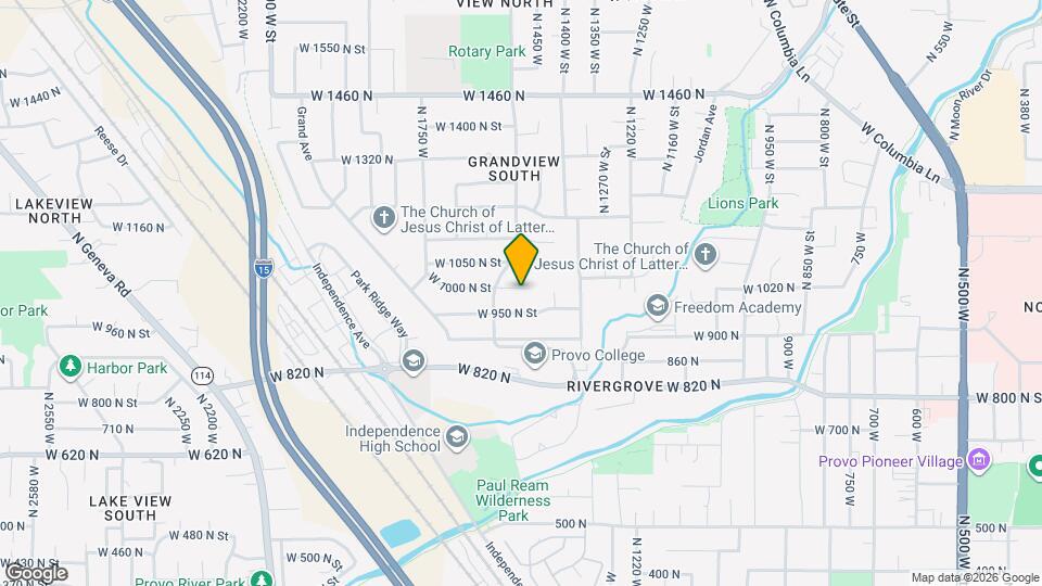 1491 W 1000 N St Map and Location Details