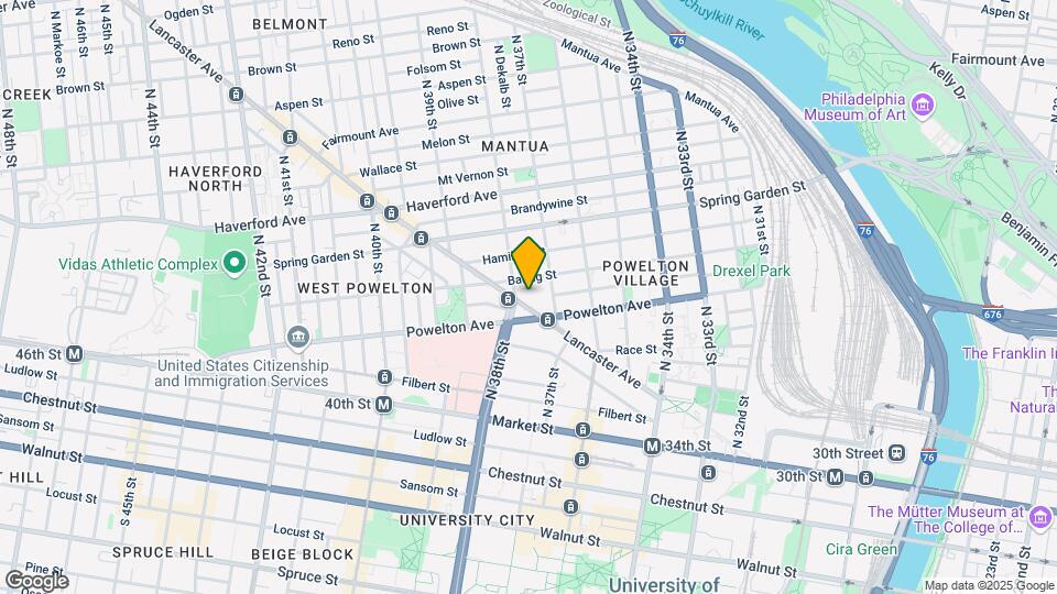 3729 Lancaster Ave Map and Location Details