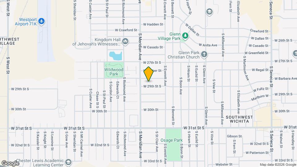 2404 W 29th St S Map and Location Details