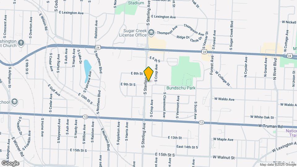 11134 E 9th St S Map and Location Details