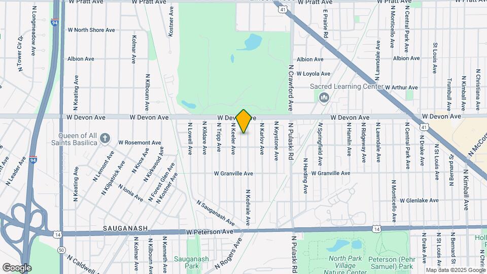6322 N Kedvale Ave Map and Location Details