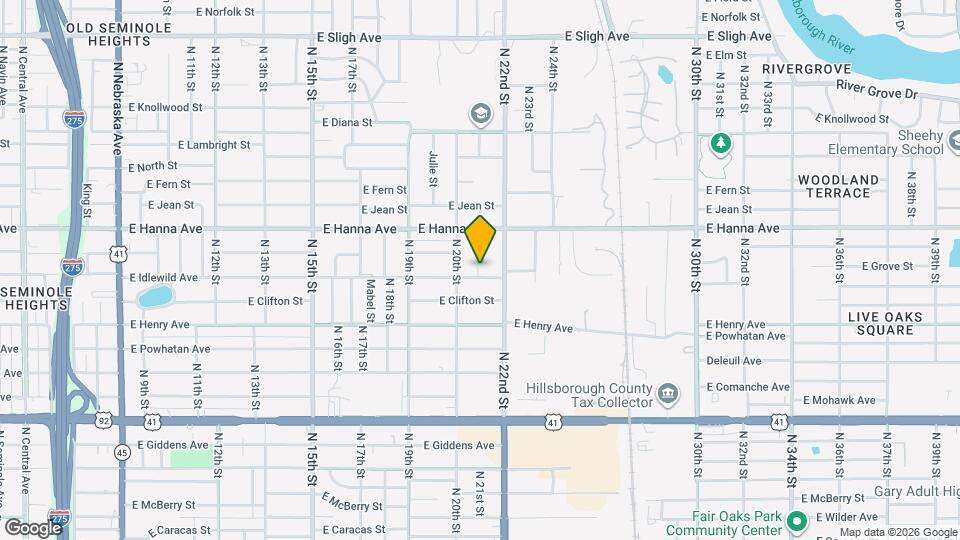 2012 E Idlewild Ave Map and Location Details