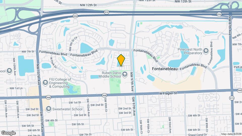 9853 NW 4th Terrace Map and Location Details