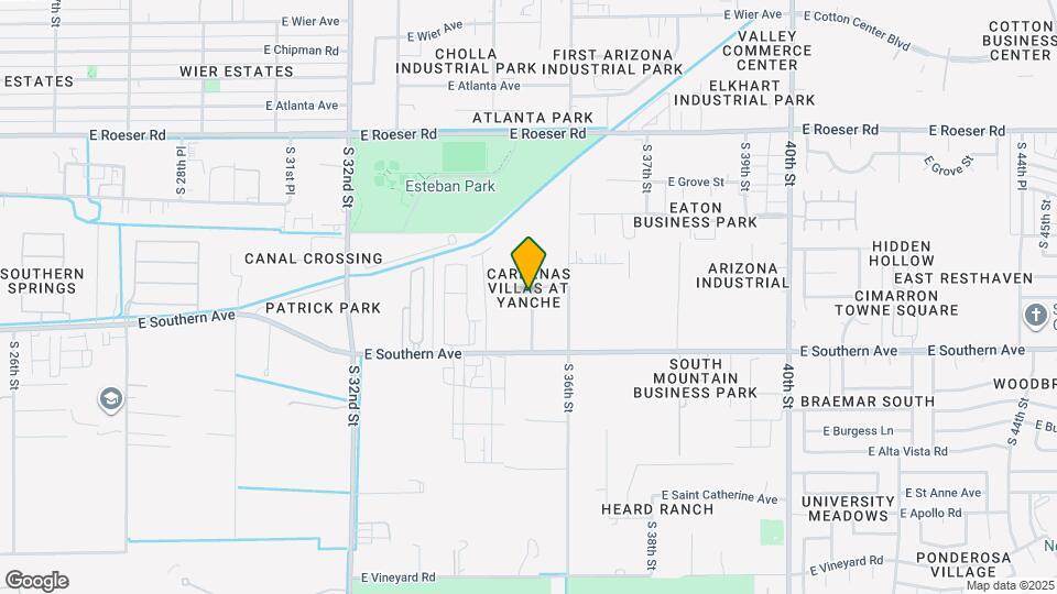 5728 S 35th Pl Map and Location Details