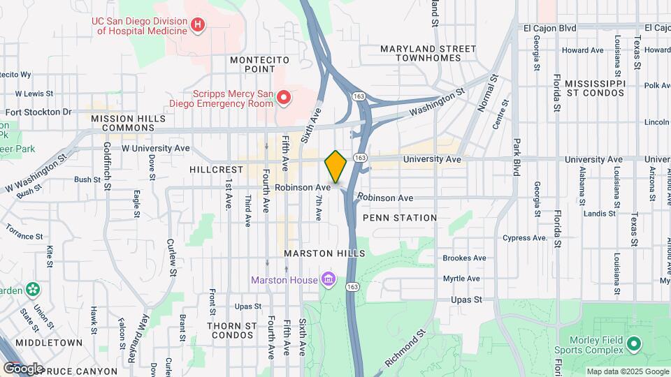 745 Robinson Ave Mapa y Detalles de la Ubicación